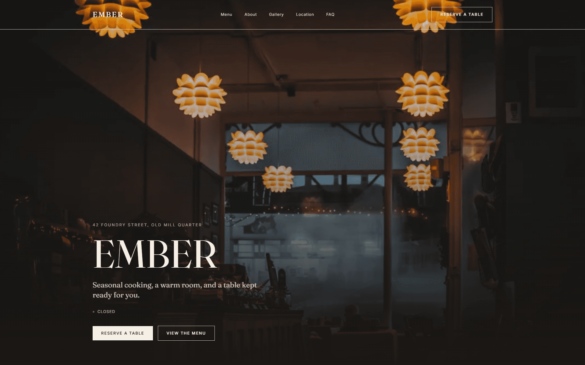 Ember — concept preview